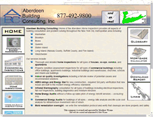 Tablet Screenshot of aberdeenbuildingconsulting.com